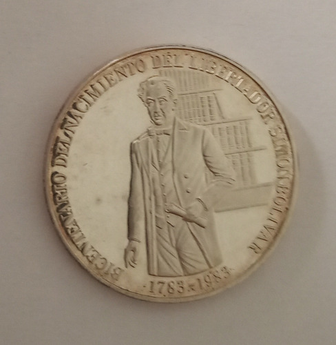 Moneda Conmemorativa Bicentenario Del Libertador  Bs