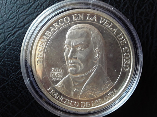 Moneda Conmemorativa Desembarco Vela De Coro 