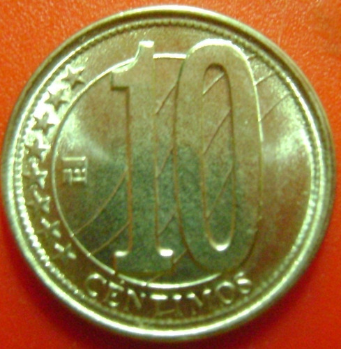 Moneda De 10 Centimos  Unc(sin C.) C/u Bs |._