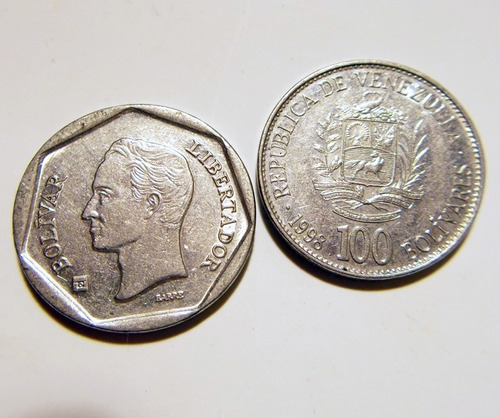 Moneda De 100 Bolivares, Año  Lote De 92 Monedas