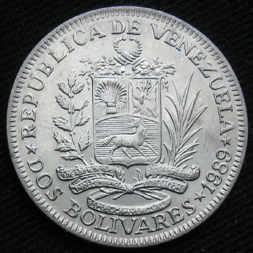 Moneda De 2 Bolivares  Mil C/u