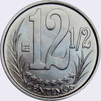 Moneda De  Centimos De Bolivar 
