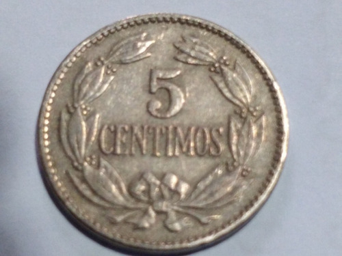 Moneda De Cinco Céntimos Venezolana De 