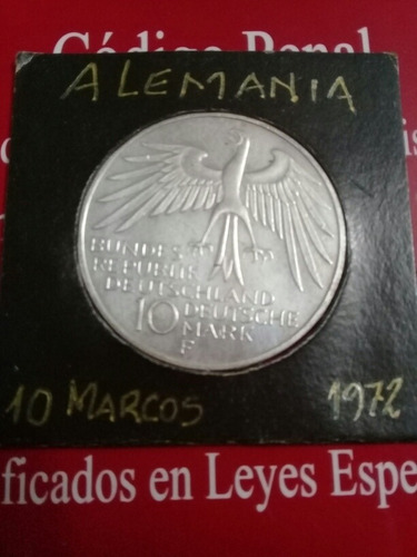 Moneda De Plata 10 Marcos 