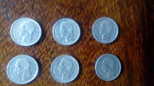 Moneda De Plata 25 Centimos 