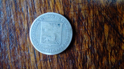 Moneda De Plata 25 Céntimos De 