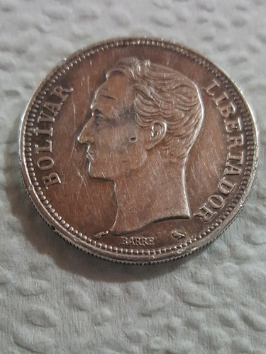 Moneda De Plata 2bs Año 