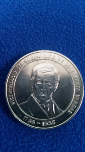 Moneda De Plata Coleccionable Bicentenario Vargas