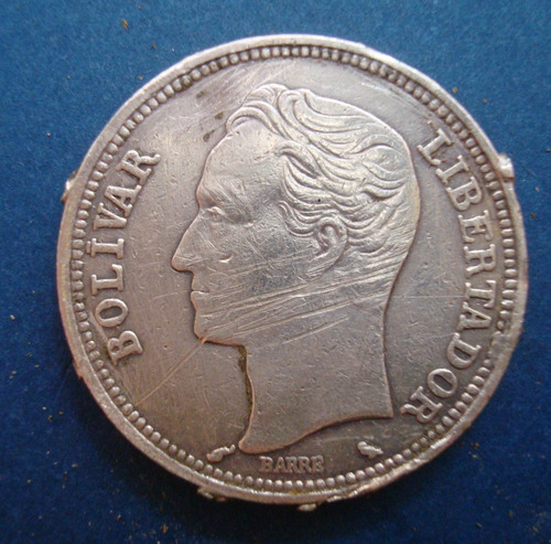Moneda De Plata De 2 Bs  Gr Ley 835