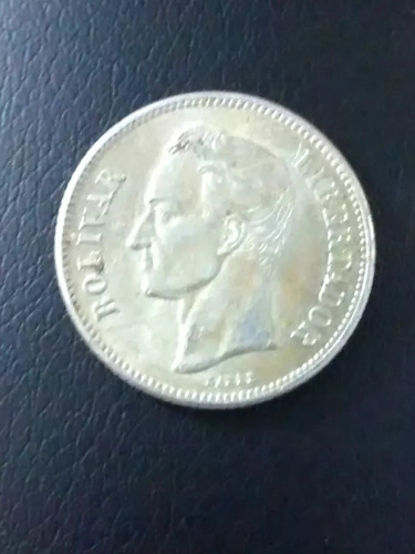 Moneda De Plata De 5 Bs Del 