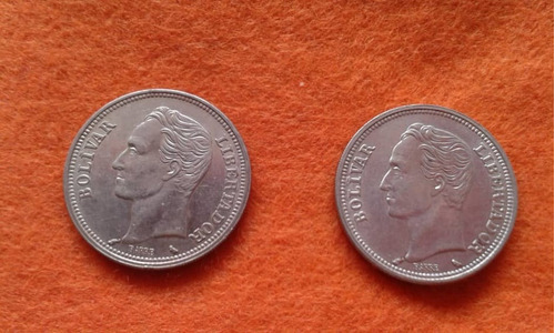 Moneda De Plata Dos Bolivare 