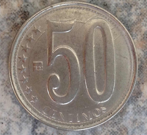 Moneda Edición Especial 50 Bolívares 70 Anos Del Bcv