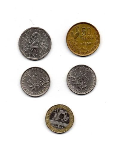 Moneda Franco Francia Coleccion Coda6 7$