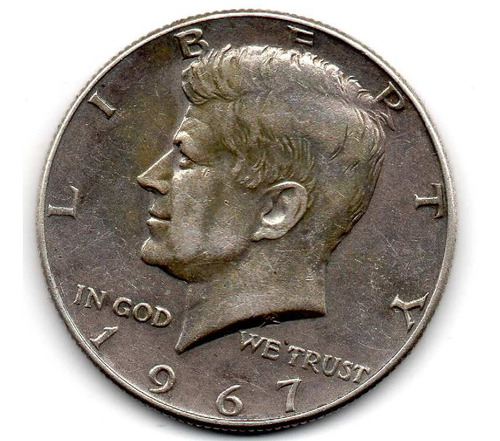 Moneda Medio Dolar Eeuu % Plata Kennedy Coda6 10$