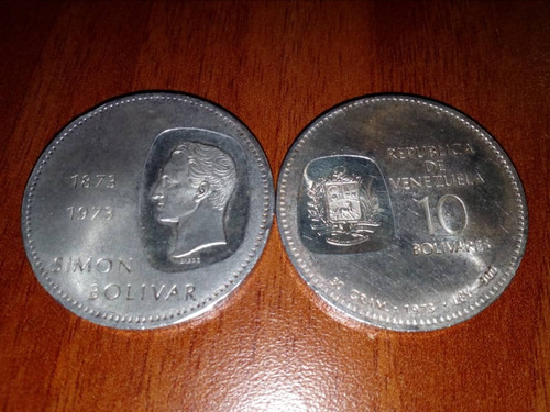 Moneda Venezolana De Plata De 10 Bs  De 30 Gram Ley 900