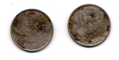 Monedas 5 Francos Belgica  Coleccion Coda5 3$