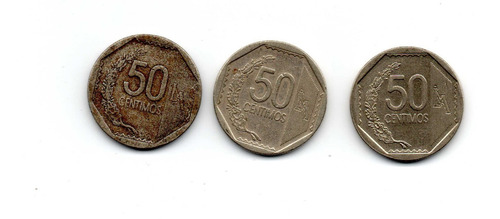 Monedas 50 Centimos Sol Peru Coleccion Coda5 2$