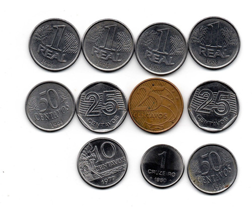 Monedas Brasil Reales Cruzeiros Varias Coleccion Coda5 9$