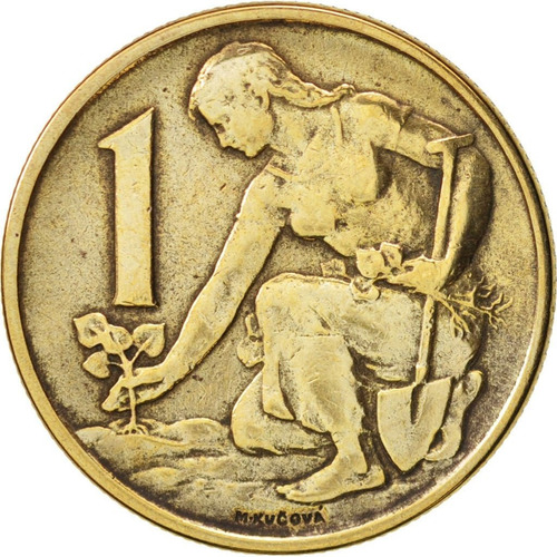 Monedas Coleccionables Checoslovaquia 1 Corona 