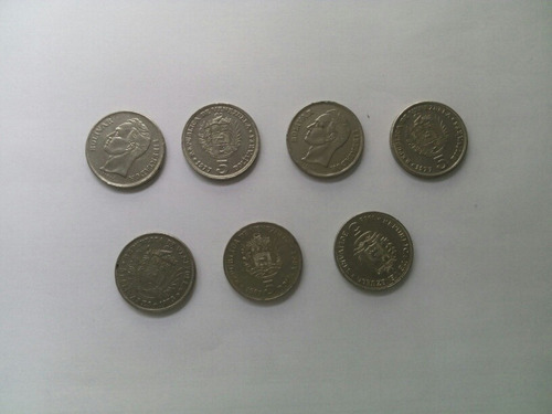 Monedas De 5 Bolívares 