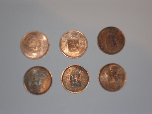 Monedas De 5 Céntimos Año  Usadas