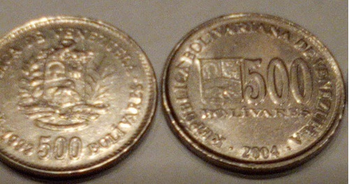 Monedas De 500 Bolivares Remato / Y 