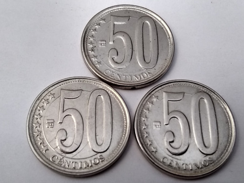 Monedas De Colección 50 Céntimos 70 Aniversario Bcv 