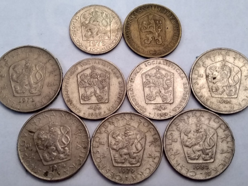 Monedas De Colección Antiguas (checoslovaquia).