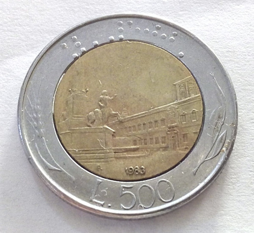 Monedas De Italia L500