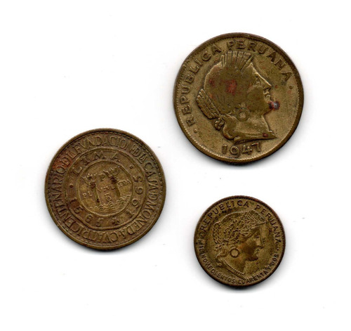 Monedas Sol Oro Peru Antiguas Coda$