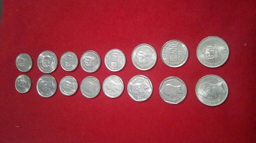 Monedas Venezolanas Bolivar Dos Cincuenta Cien Quinientos