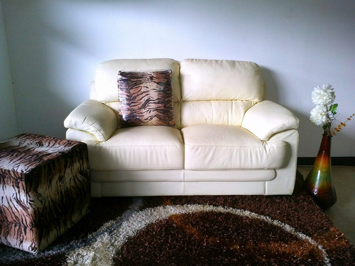 Muebles Comodo Sofa, Mueble De Cuero De 2 Puestos