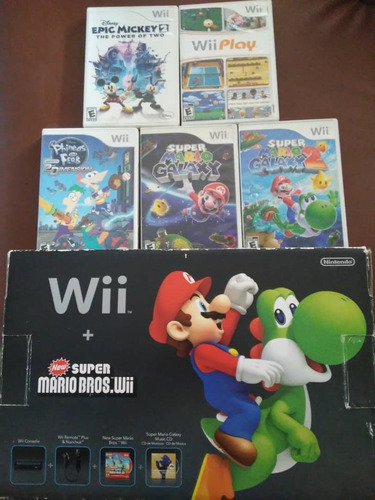 Nintendo Wii Con 2 Juegos Y 2 Controles Hay Juegos Aparte