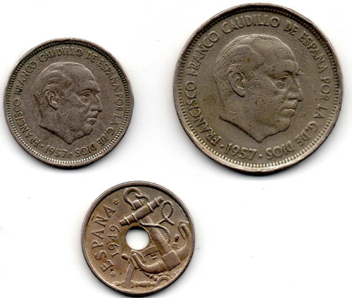 Peseta España Moneda Coleccion Franco Antigua Coda6 7$