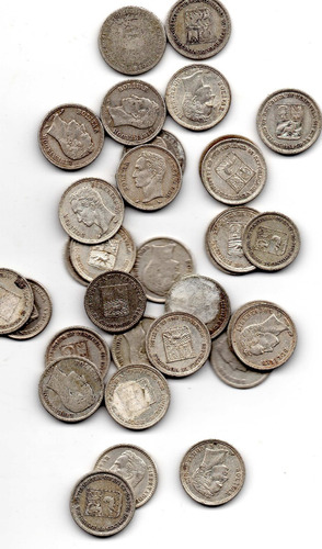 Real De Plata Venezuela Bolivar 50 Centimos Moneda Pot 1,5$