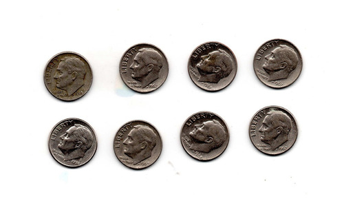Roosevelt 1 Centavo, Antigua 5$x3 Moneda Coda8