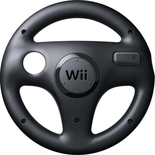 Volante Original Mario Kart Negro Para Nintendo Wii (6v)