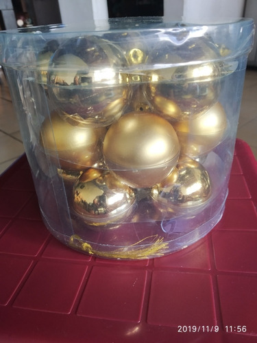 Bolas De Navidad Doradas Para Arbolito