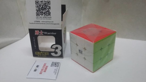Cubo De Rubik 3x3 Qiyi Cube Warrior Profesional (8verds)