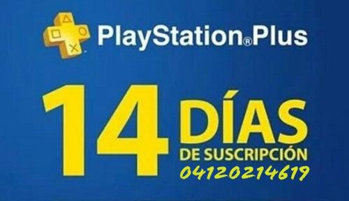 Cuentas Play Station Plus 14 Días