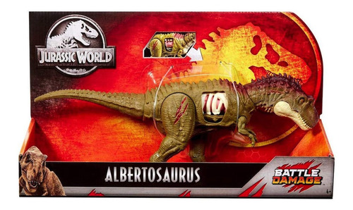 Dinosaurio Albertosaurios De Jurassic World Battle Damage