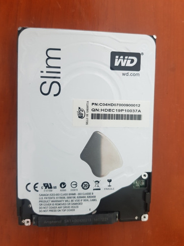 Disco Duro 1 Tb Western Digital Laptop P P P