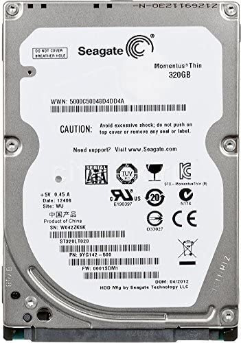 Disco Duro 320gb Sata Laptop 2.5 Nuevo Sellado Seagate (20v)