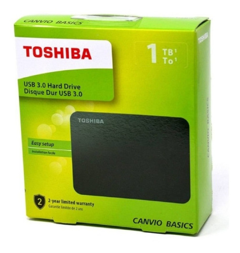Disco Duro Externo Toshiba Canvio 1tb 2.5 Usb 3.0