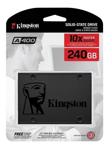 Disco Duro Kingston Ssd 240gb 2.5'' Laptop Sata 3 Sellado