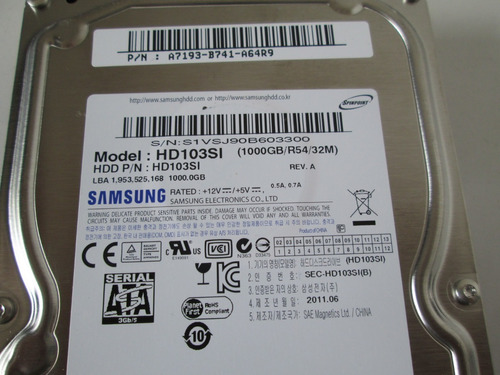 Disco Duro Samsung De 1tb Nuevo En Su Empaque