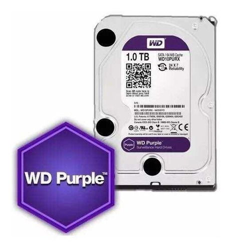 Disco Duro Western Digital 1tb Sata 3.5 Purple