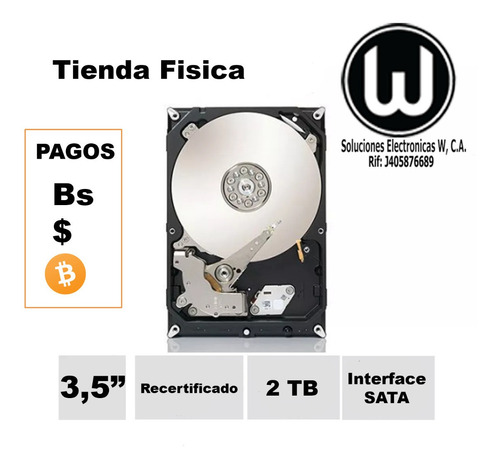 Disco Duros Sata De 2tb Recert Garantía Sellado