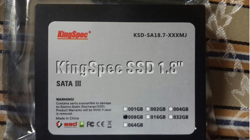 Disco Durosólido Ssd De 8gb Oferta