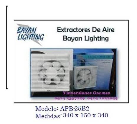 Extractor De Aire Bayan Lighting